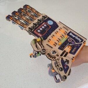 DIY Robotic Mechanical Hand STEM Based Wooden Fun Toys for Kids 8-14
